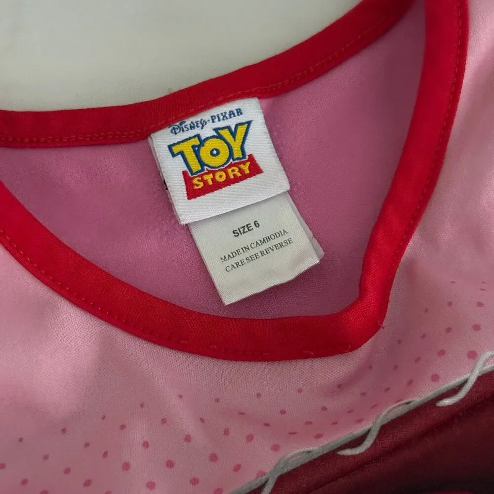 Y2K Disney Toy Story Girls 6 Jessie Cowgirl Nightgown Pajama Pink Girls Rule